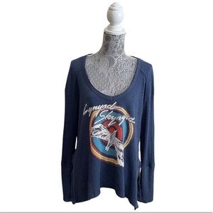 Trunk Ltd Lynyrd Skynyrd long sleeve navy small shirt